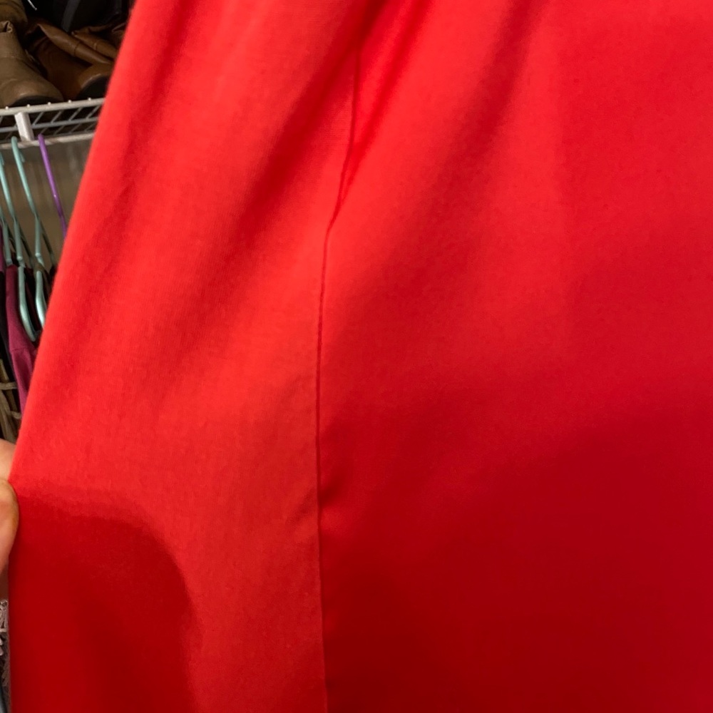 Red Silk Top - Picture 3 of 5
